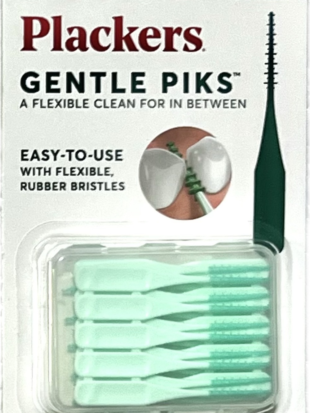 Gentle Piks Mint Green Interdental Picks